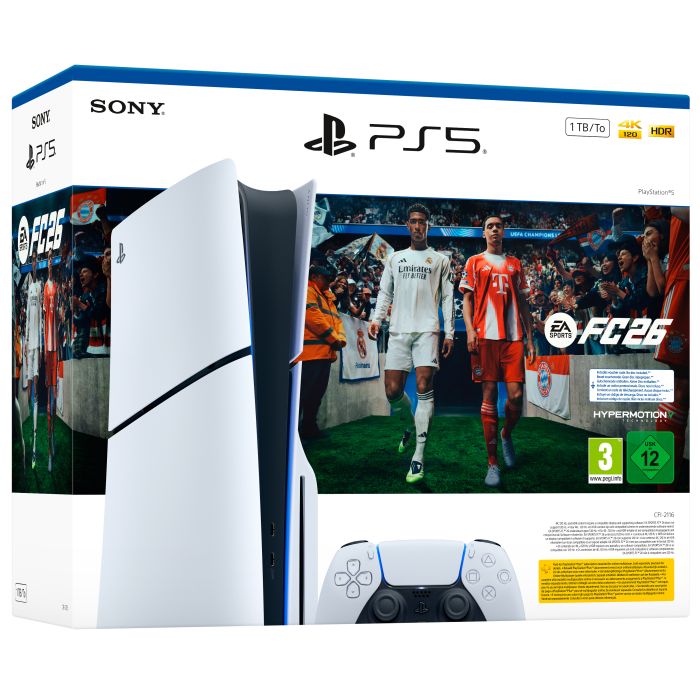 CONSOLA PS5 SLIM + JUEGO FIFA26 (SONY)	
